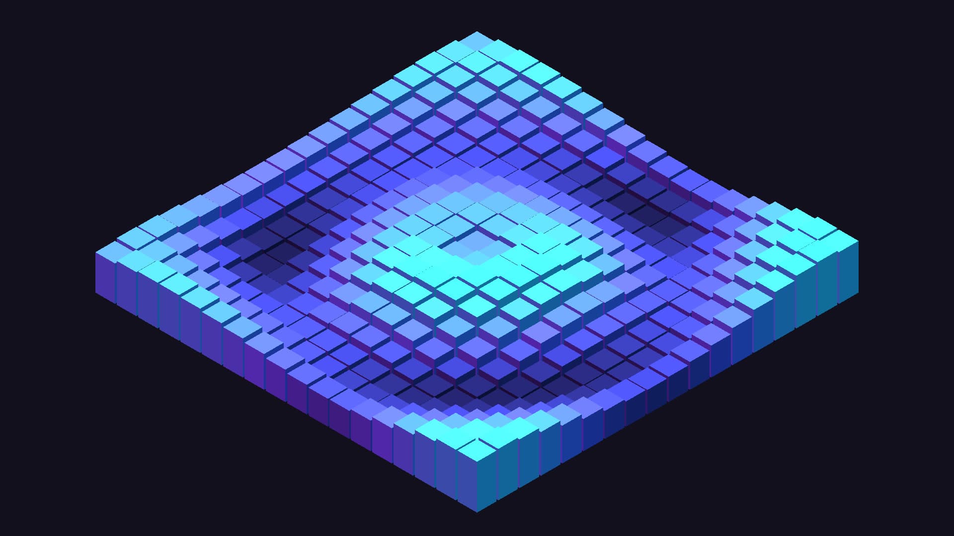 Isometric Cube Field