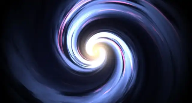 Galaxy Spiral — a slowly rotating spiral galaxy live wallpaper for large Mac displays