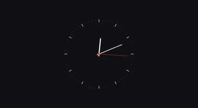Minimal Clock — a clean minimalist digital clock wallpaper for Mac